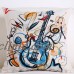 18" Retro Music Note Print Throw Pillow Case Art Home Office Decor Cushion Cover   253448689752